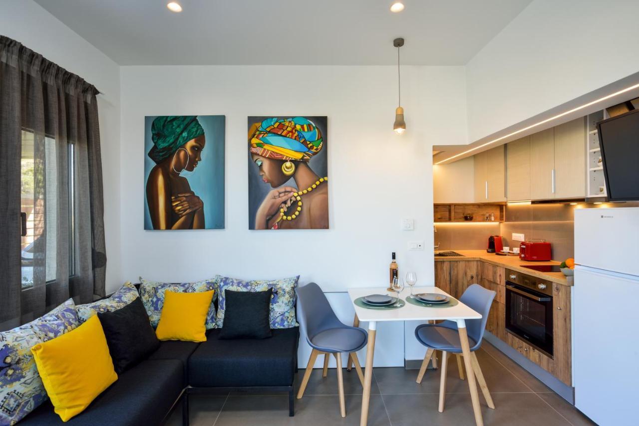 Mini Maisonette Villa Stalos Bagian luar foto