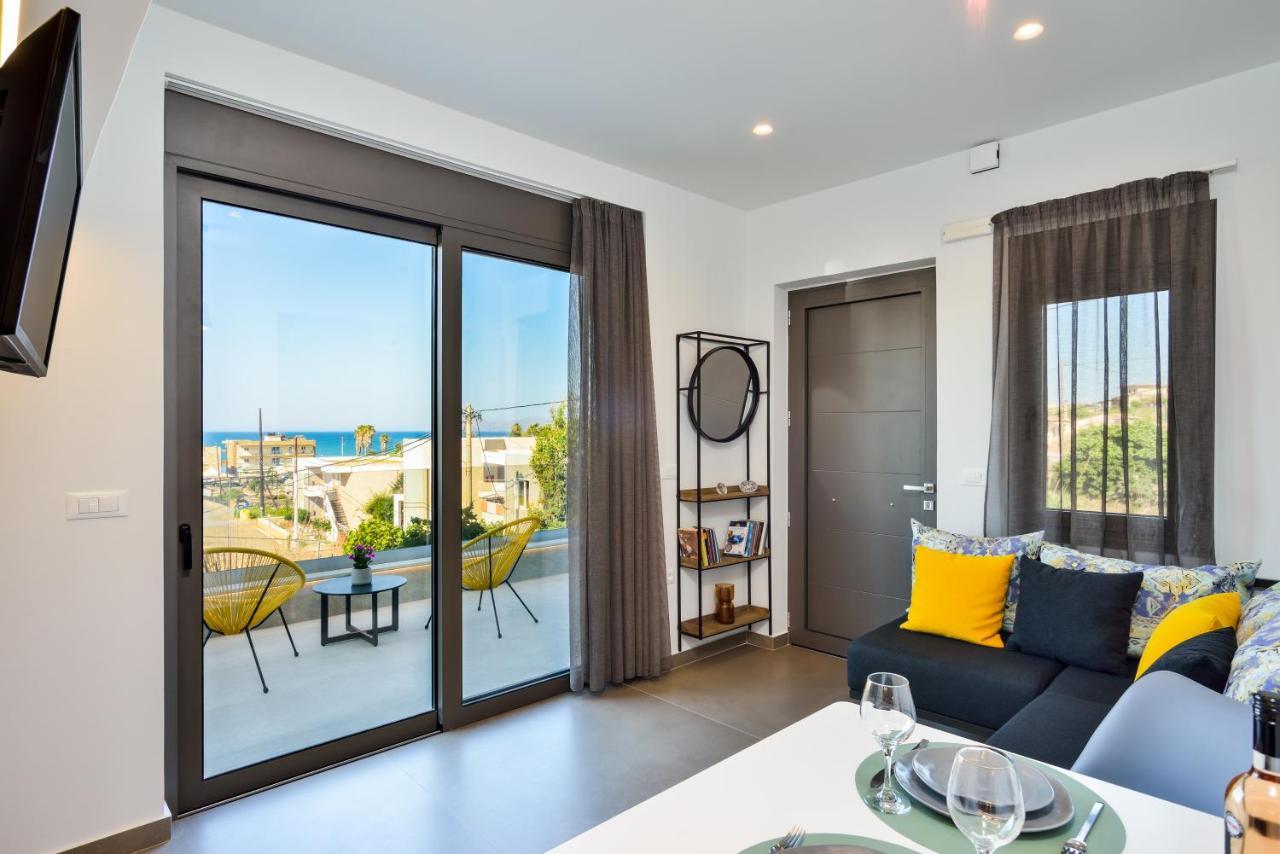 Mini Maisonette Villa Stalos Bagian luar foto