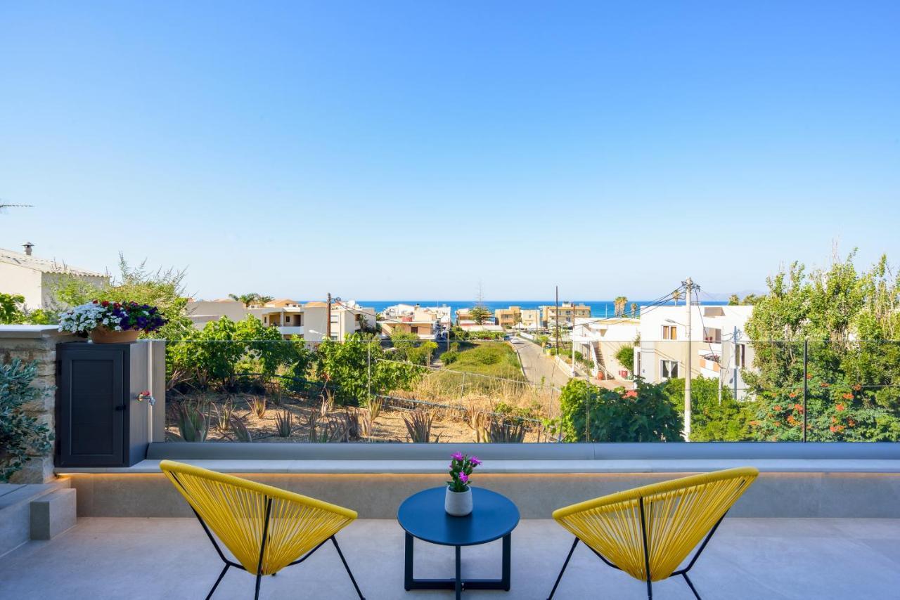 Mini Maisonette Villa Stalos Bagian luar foto