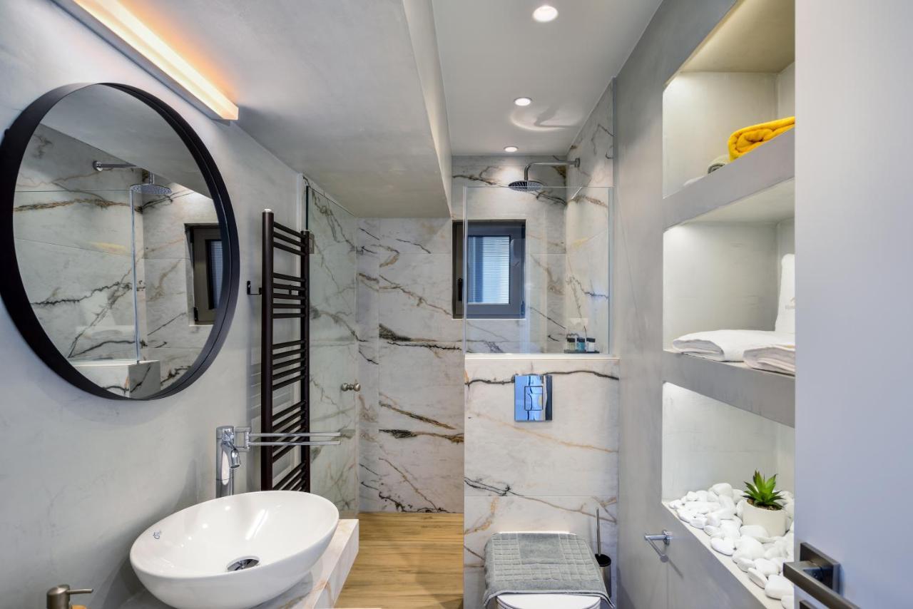Mini Maisonette Villa Stalos Bagian luar foto