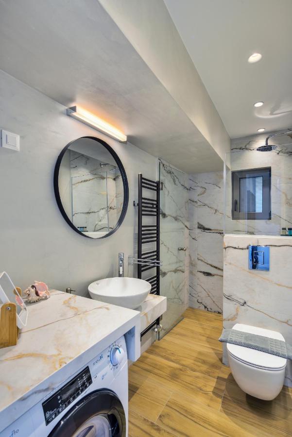 Mini Maisonette Villa Stalos Bagian luar foto