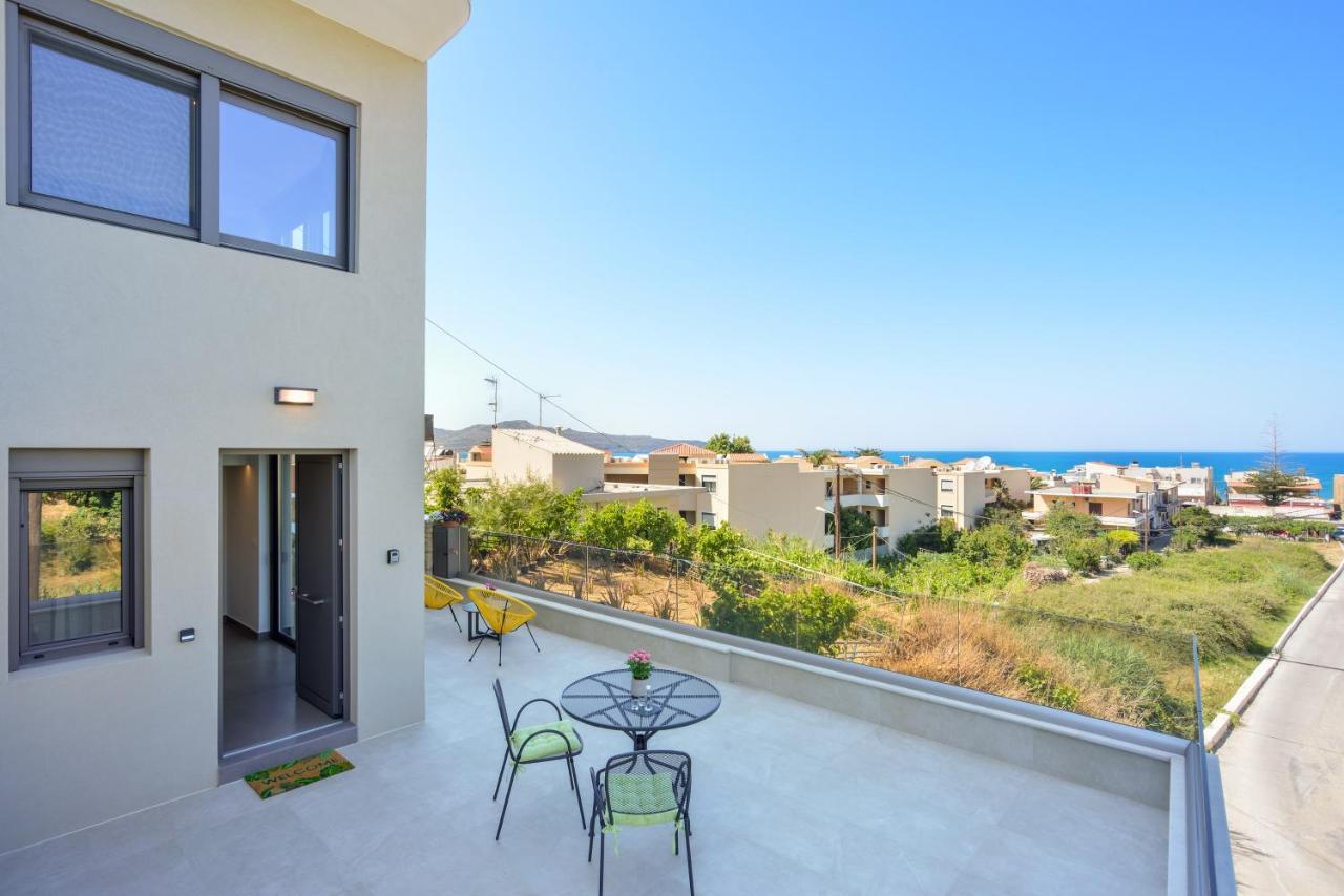 Mini Maisonette Villa Stalos Bagian luar foto
