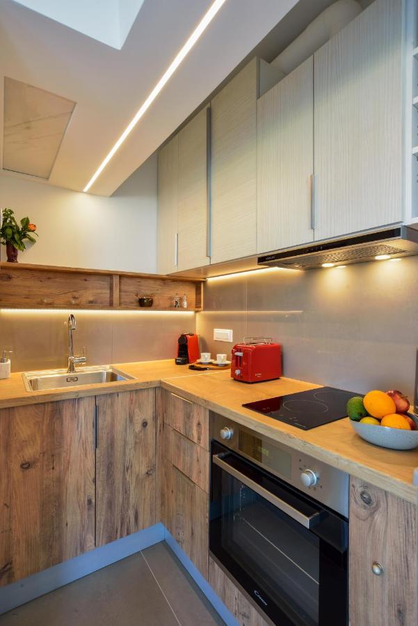 Mini Maisonette Villa Stalos Bagian luar foto
